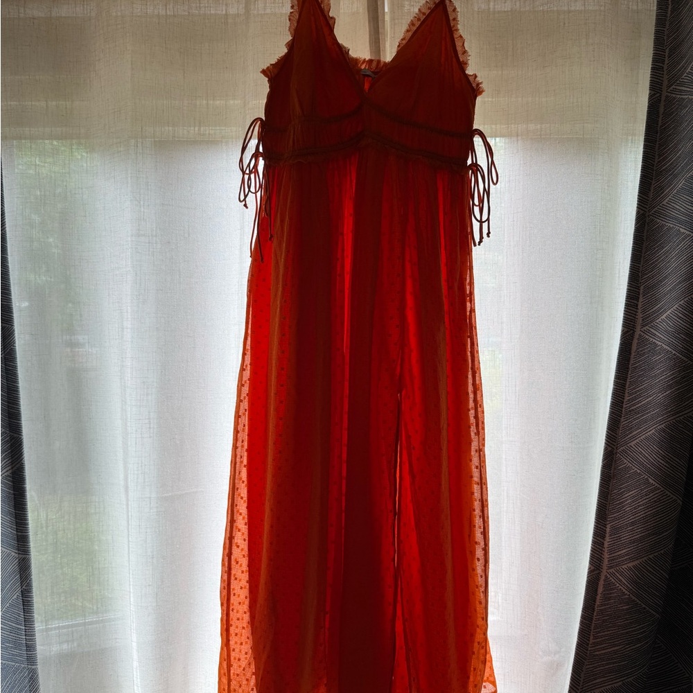 ASOS Design orange Maxi Dress